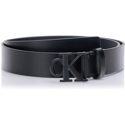 Calvin Jeans Ceinture plaque ton sur ton monogramme pour femme 30 mm K60K613125 fixe, noir (noir), 65, Noir (noir), 65 Calvin Jeans Ceinture plaque ton sur ton monogramme pour femme 30 mm K60K613125 fixe, noir (noir), 65, Noir (noir), 65