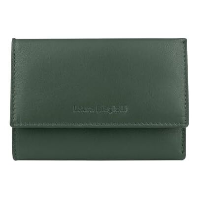 Laura Biagiotti Portefeuille Femme en Cuir Véritable, Intérieur Multicolore, Grande Capacité avec Boîte Cadeau Laura Biagiotti Portefeuille Femme en Cuir Véritable, Intérieur Multicolore, Grande Capacité avec Boîte Cadeau