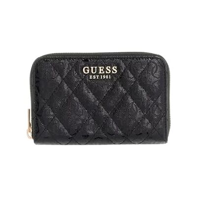 GUESS Portefeuille Isemay SLG Medium Zip Wallet Black GUESS Portefeuille Isemay SLG Medium Zip Wallet Black