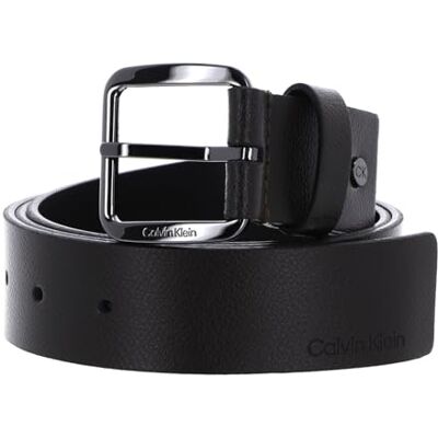 Calvin Men's ADJ CK Concise PB 35MM Belts, Dark Brown, 90 cm, Marron foncé, 90 Calvin Men's ADJ CK Concise PB 35MM Belts, Dark Brown, 90 cm, Marron foncé, 90