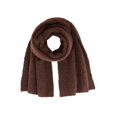 TOM TAILOR Écharpe pour femme avec structure bouclée, 39062 Marron foncé mélangé, taille unique TOM TAILOR Écharpe pour femme avec structure bouclée, 39062 Marron foncé mélangé, taille unique