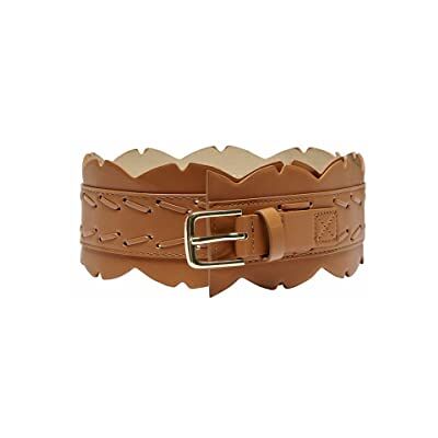 ONLY ONLBELLA BIG Wavy PU Belt Ceinture, Cognac, 55 Femme ONLY ONLBELLA BIG Wavy PU Belt Ceinture, Cognac, 55 Femme