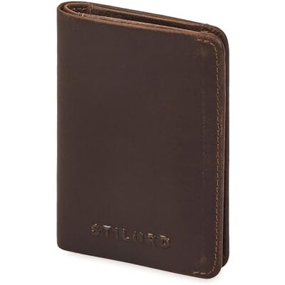 STILORD "Levent" Porte Carte en Cuir Véritable Mini Etui Carte élégant Portefeuille Cuir Protection RFID Femme Homme Porte Monnaie Slim Wallet Card Holder Pochette Carte Couleur:sapelli marron STILORD "Levent" Porte Carte en Cuir Véritable Mini Etui Carte élégant Portefeuille Cuir Protection RFID Femme Homme Porte Monnaie Slim Wallet Card Holder Pochette Carte Couleur:sapelli marron
