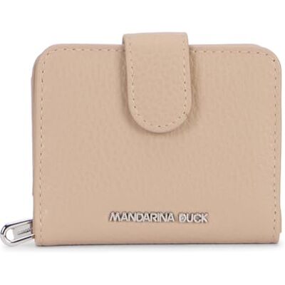 Mandarina Duck Mellow Metal Wallet, Accessoires de voyage, Portefeuilles pour femme, taille unique, argent, Taglia Unica Mandarina Duck Mellow Metal Wallet, Accessoires de voyage, Portefeuilles pour femme, taille unique, argent, Taglia Unica