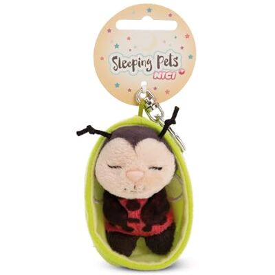 NICI 61610 Porte-clés, Motif Coccinelle, Inscription « Sleeping Pets », 8 cm, Dans Un Panier, Rouge, Compagnon Fidèle Pour Sac À Dos Ou Pour Sac, Pour Petits Et Grands NICI 61610 Porte-clés, Motif Coccinelle, Inscription « Sleeping Pets », 8 cm, Dans Un Panier, Rouge, Compagnon Fidèle Pour Sac À Dos Ou Pour Sac, Pour Petits Et Grands