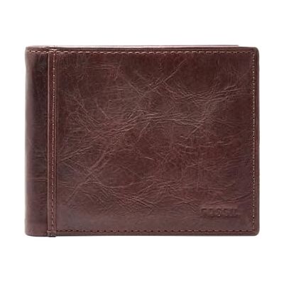 Fossil Porte-monnaie hommes Ingram Cuir Bifold 11,43 cm L x 1,905 cm L x 8,89 cm H, Brun, 1.9x8.9x11.1 cm (B x H x T) Fossil Porte-monnaie hommes Ingram Cuir Bifold 11,43 cm L x 1,905 cm L x 8,89 cm H, Brun, 1.9x8.9x11.1 cm (B x H x T)