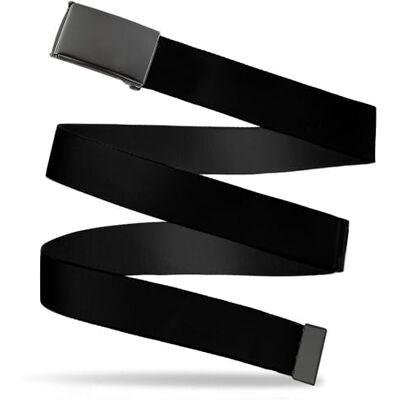 Buckle-Down mens Web Black 1.25" Belt, Multicolor, 1.25 Wide Fits up to 42 Pant Size US Buckle-Down mens Web Black 1.25" Belt, Multicolor, 1.25 Wide Fits up to 42 Pant Size US