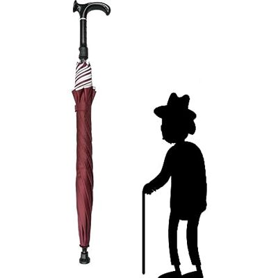 AVIITI Parapluie Bâton De Marche Résistant À L'usure, Parapluie Béquille De Ville Antidérapant, Léger Et Multifonctionnel, Poignée Longue En ABS,Red,84cm/33inch AVIITI Parapluie Bâton De Marche Résistant À L'usure, Parapluie Béquille De Ville Antidérapant, Léger Et Multifonctionnel, Poignée Longue En ABS,Red,84cm/33inch