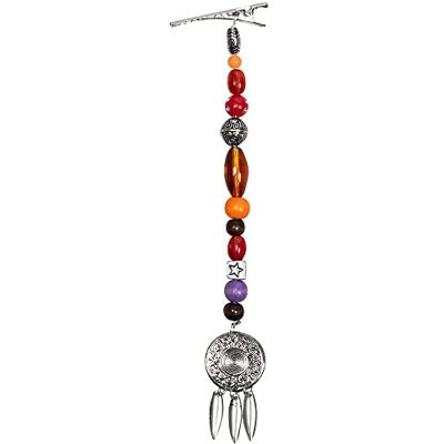 Boland 47127 – Pince à cheveux pirate, pince à cheveux avec perles et amulette, accessoire de cheveux, pirate de mer, corsaire, indien, carnaval, carnaval, carnaval, fête à thème, Halloween Boland 47127 – Pince à cheveux pirate, pince à cheveux avec perles et amulette, accessoire de cheveux, pirate de mer, corsaire, indien, carnaval, carnaval, carnaval, fête à thème, Halloween