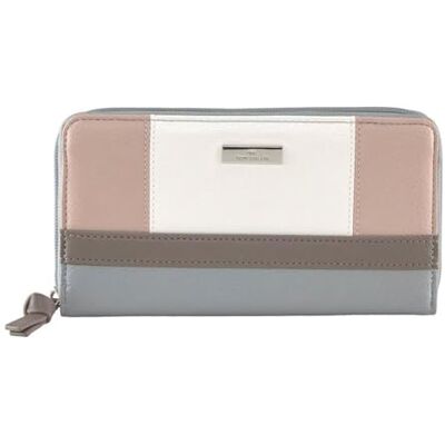 TOM TAILOR Juna, Portefeuille Femme, Rose, 20x10.5x2.5 centimeters (W x H x L) TOM TAILOR Juna, Portefeuille Femme, Rose, 20x10.5x2.5 centimeters (W x H x L)