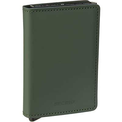 Secrid Slimwallet Matte Green-Black Portefeuille de Voyage Unisexe Adulte Talla Única Secrid Slimwallet Matte Green-Black Portefeuille de Voyage Unisexe Adulte Talla Única