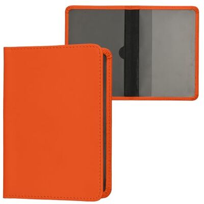 kwmobile Porte permis de conduire carte grise avec compartiments cartes passeport Étui portefeuille de protection en simili cuir orange kwmobile Porte permis de conduire carte grise avec compartiments cartes passeport Étui portefeuille de protection en simili cuir orange
