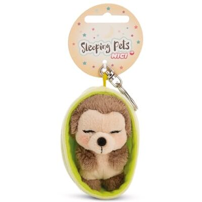 NICI 61603 Porte-clés, Motif Hérisson, Inscription « Sleeping Pets », 8 cm, Dans Un Panier, Marron, Compagnon Fidèle Pour Sac À Dos Ou Pour Sac, Pour Petits Et Grands NICI 61603 Porte-clés, Motif Hérisson, Inscription « Sleeping Pets », 8 cm, Dans Un Panier, Marron, Compagnon Fidèle Pour Sac À Dos Ou Pour Sac, Pour Petits Et Grands