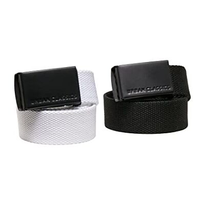 Urban Classics Canvas Belt Kids 2-pack Ceinture Mixte Urban Classics Canvas Belt Kids 2-pack Ceinture Mixte