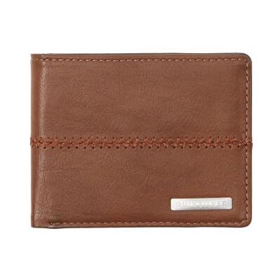 Quiksilver Stitchy AQYAA03243 Porte-Monnaie Pliable en Trois Parties pour Homme, Marron, m, X Quiksilver Stitchy AQYAA03243 Porte-Monnaie Pliable en Trois Parties pour Homme, Marron, m, X