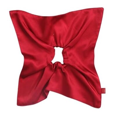 SPPEOUKJ 19 Momme Foulard carré en soie pour cheveux Bandeau de mûrier doux et élégant pour femme Rouge SPPEOUKJ 19 Momme Foulard carré en soie pour cheveux Bandeau de mûrier doux et élégant pour femme Rouge