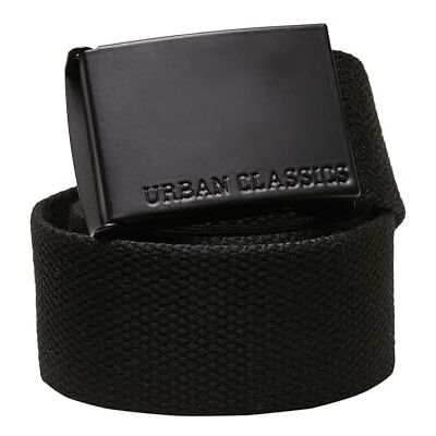 Urban Classics Ceinture en toile unisexe en continu avec boucle en métal pour homme et femme dans de nombreuses couleurs différentes Urban Classics Ceinture en toile unisexe en continu avec boucle en métal pour homme et femme dans de nombreuses couleurs différentes