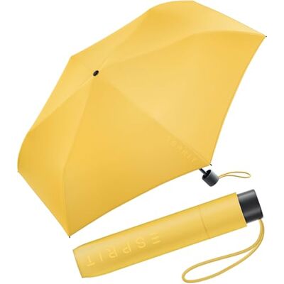 ESPRIT Mini parapluie de poche Slimline FJ 2022, Motif mimosa, 97 cm ESPRIT Mini parapluie de poche Slimline FJ 2022, Motif mimosa, 97 cm