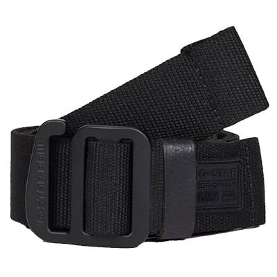 G-STAR Ceinture technique pour homme (1 pièce), Noir (Dk Black D26256-e046-6484), 110 G-STAR Ceinture technique pour homme (1 pièce), Noir (Dk Black D26256-e046-6484), 110
