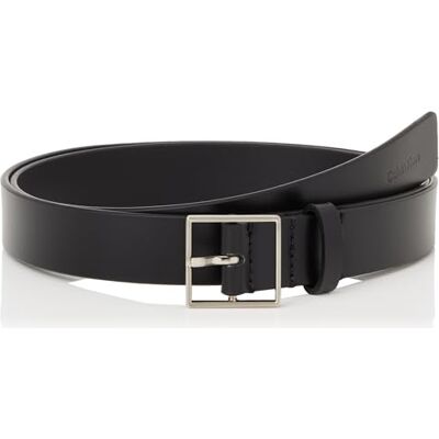 Calvin 8719965074583 Ceinture carrée minimaliste pour femme 2,5 K60K612923 fixe, noir (Ck Black), 90, Noir (Ck Black), 90 Calvin 8719965074583 Ceinture carrée minimaliste pour femme 2,5 K60K612923 fixe, noir (Ck Black), 90, Noir (Ck Black), 90