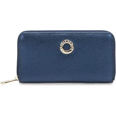 Mandarina Duck Mellow Metal Wallet, Accessoires de voyage, Portefeuilles pour femme, taille unique, Blue Indigo, Taglia Unica Mandarina Duck Mellow Metal Wallet, Accessoires de voyage, Portefeuilles pour femme, taille unique, Blue Indigo, Taglia Unica