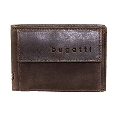 bugatti Volo Mini portefeuille en cuir pour homme – petit porte-monnaie dans un coffret cadeau élégant – Marron bugatti Volo Mini portefeuille en cuir pour homme – petit porte-monnaie dans un coffret cadeau élégant – Marron