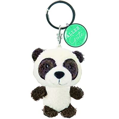 NICI 7 cm Alles Gute » – Pendentif Panda Bonheur pour Tour de Cou, Trousseau Porte-clés, 47536, Blanc/Noir NICI 7 cm Alles Gute » – Pendentif Panda Bonheur pour Tour de Cou, Trousseau Porte-clés, 47536, Blanc/Noir