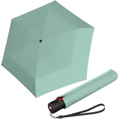 Knirps Ultra U.200 Medium Duomatic Pocket Parapluie Ouverture/fermeture automatique Storm Proof Coupe-vent, Menthe, One size, Moderne et minimaliste Knirps Ultra U.200 Medium Duomatic Pocket Parapluie Ouverture/fermeture automatique Storm Proof Coupe-vent, Menthe, One size, Moderne et minimaliste