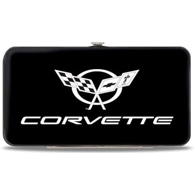 Buckle-Down Portefeuille – Portefeuille à charnière à Boucle – Corvette Noir/argenté (Couleur complète) pour Femmes et Filles Multicolore Buckle-Down Portefeuille – Portefeuille à charnière à Boucle – Corvette Noir/argenté (Couleur complète) pour Femmes et Filles Multicolore