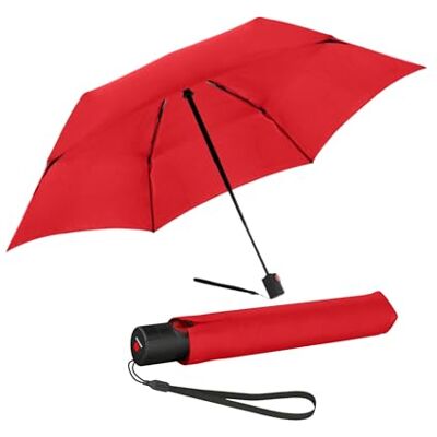 Knirps Parapluie de Poche Ultra U.200 Medium Duomatic Ouverture et Fermeture Automatique résistant aux tempêtes Coupe-Vent Rouge, Rouge, One Size Knirps Parapluie de Poche Ultra U.200 Medium Duomatic Ouverture et Fermeture Automatique résistant aux tempêtes Coupe-Vent Rouge, Rouge, One Size
