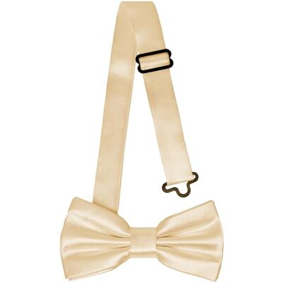 Ladeheid Nœud papillon pour enfant garçon – Prénoué, bande réglable, design brillant, idéal pour mariage, anniversaire, rentrée des classes – Résistant et élégant Dimensions 10 cm x 5 cm BKS, beige, Ladeheid Nœud papillon pour enfant garçon – Prénoué, bande réglable, design brillant, idéal pour mariage, anniversaire, rentrée des classes – Résistant et élégant Dimensions 10 cm x 5 cm BKS, beige,