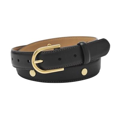 Fossil Ceinture Jessie pour femme, noire, taille S, Noir, S Fossil Ceinture Jessie pour femme, noire, taille S, Noir, S