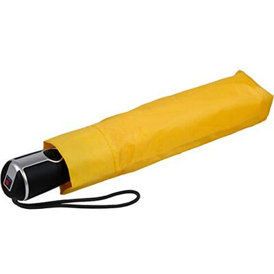 Knirps Grand parapluie pliant Duomatic, Jaune brillant, 99 cm, Parapluie de poche Knirps Grand parapluie pliant Duomatic, Jaune brillant, 99 cm, Parapluie de poche