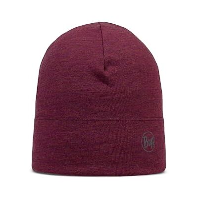 Buff Bonnet mérinos Midweight pour homme, femme, adulte, écharpe multifonctionnelle 100% laine mérinos, randonnée, plein air, durable, léger, taille unique, rouge Buff Bonnet mérinos Midweight pour homme, femme, adulte, écharpe multifonctionnelle 100% laine mérinos, randonnée, plein air, durable, léger, taille unique, rouge