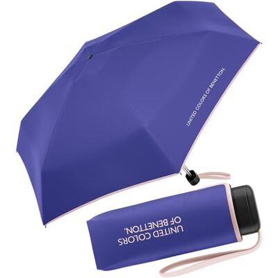 United Benetton Parapluie de poche Ultra Mini Flat Solid, Violet opulence, 88 cm United Benetton Parapluie de poche Ultra Mini Flat Solid, Violet opulence, 88 cm