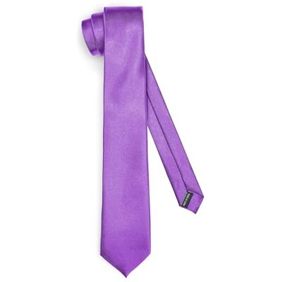 Ladeheid TMS-8 Cravate classique pour homme, brillante, parfaite pour le bureau et les festivals, plusieurs couleurs, idéale pour les réunions d'affaires, les mariages, taille 150 x 8 cm, Violet, Ladeheid TMS-8 Cravate classique pour homme, brillante, parfaite pour le bureau et les festivals, plusieurs couleurs, idéale pour les réunions d'affaires, les mariages, taille 150 x 8 cm, Violet,