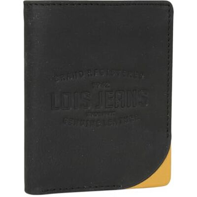 Lois Portefeuille Homme Cuir Portefeuilles et Porte carte. Fin Blocage RFID.Porte Feuille Vintage Porte feuilles Homme Cuir Multicartes, Zwart/Geel Lois Portefeuille Homme Cuir Portefeuilles et Porte carte. Fin Blocage RFID.Porte Feuille Vintage Porte feuilles Homme Cuir Multicartes, Zwart/Geel