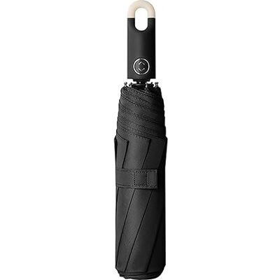 fuc Parapluie compact à ouverture et fermeture automatiques à trois volets avec boucle d'ouverture et de fermeture automatiques, parapluie pliable pour bébé à tout-petit (noir, taille unique) fuc Parapluie compact à ouverture et fermeture automatiques à trois volets avec boucle d'ouverture et de fermeture automatiques, parapluie pliable pour bébé à tout-petit (noir, taille unique)