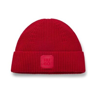 HUGO Bonnet pour femme, Medium Red, taille unique HUGO Bonnet pour femme, Medium Red, taille unique