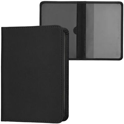kwmobile Porte permis de conduire carte grise avec compartiments cartes passeport Étui portefeuille de protection en simili cuir noir kwmobile Porte permis de conduire carte grise avec compartiments cartes passeport Étui portefeuille de protection en simili cuir noir