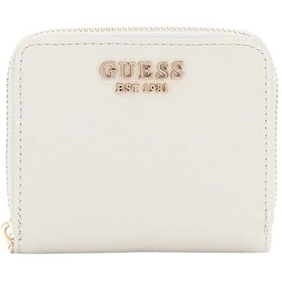 GUESS Laurel SLG Small Zip Around Wallet S Ivoire GUESS Laurel SLG Small Zip Around Wallet S Ivoire