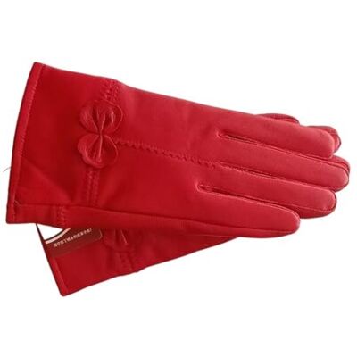 FNBDDX Gants d'hiver chauds for femmes, gants for dames, de conduite for filles, doublés en laine à la mode for(Red) FNBDDX Gants d'hiver chauds for femmes, gants for dames, de conduite for filles, doublés en laine à la mode for(Red)