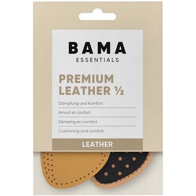 Bama Semelles intérieures en cuir de qualité supérieure 1/2 Semelles intérieures pour demi-chaussures Inserts absorbant les chocs avec charbon actif 1 paire 36/37-46/47 EUR Bama Semelles intérieures en cuir de qualité supérieure 1/2 Semelles intérieures pour demi-chaussures Inserts absorbant les chocs avec charbon actif 1 paire 36/37-46/47 EUR