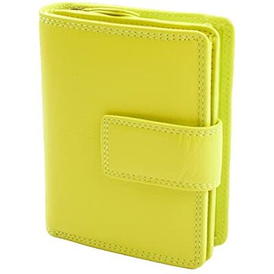 A1 FASHION GOODS Anya Porte-monnaie en cuir souple pour femme Taille moyenne Pour cartes d'identité, billets, pièces de monnaie, citron vert, Medium: L: 9.5 cm, H: 11.5 cm, W: 2.5 cm, Moderne A1 FASHION GOODS Anya Porte-monnaie en cuir souple pour femme Taille moyenne Pour cartes d'identité, billets, pièces de monnaie, citron vert, Medium: L: 9.5 cm, H: 11.5 cm, W: 2.5 cm, Moderne