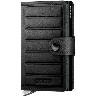 Secrid Portefeuille Premium Miniwallet Emboss Lines, Noir , taille unique Secrid Portefeuille Premium Miniwallet Emboss Lines, Noir , taille unique