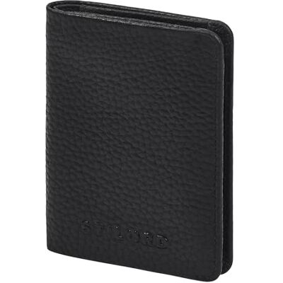 STILORD "Ledo" Porte Carte en Cuir Véritable Mini Etui Carte élégant Portefeuille Cuir Protection RFID Femme Homme Porte Monnaie Slim Wallet Card Holder Pochette Carte Couleur:noir STILORD "Ledo" Porte Carte en Cuir Véritable Mini Etui Carte élégant Portefeuille Cuir Protection RFID Femme Homme Porte Monnaie Slim Wallet Card Holder Pochette Carte Couleur:noir