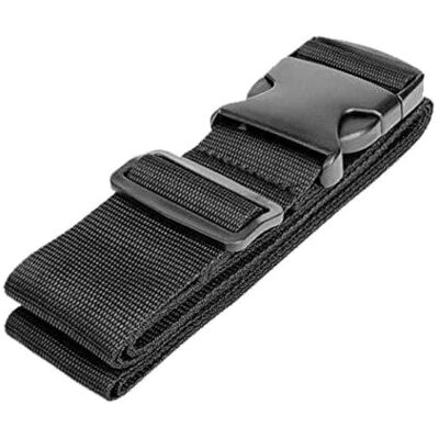 WEQYFDC Lot de 2 sangles réglables pour bagages Accessoires de voyage réglables Boucle de bagage Noir WEQYFDC Lot de 2 sangles réglables pour bagages Accessoires de voyage réglables Boucle de bagage Noir