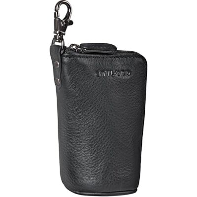STILORD "Tanner" Pochette Porte-Clés Cuir Etui pour Clé de Voiture Minibourse RFID Vintage Organiseur de Clés Cuir Véritable Couleur:noir STILORD "Tanner" Pochette Porte-Clés Cuir Etui pour Clé de Voiture Minibourse RFID Vintage Organiseur de Clés Cuir Véritable Couleur:noir