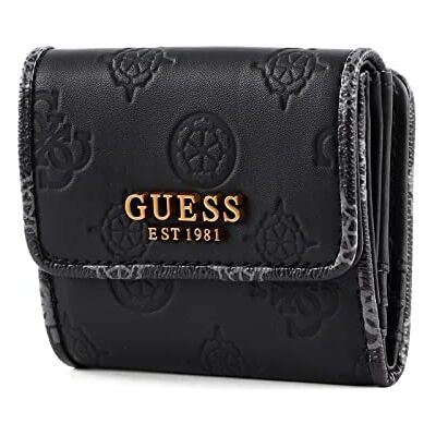 GUESS Portefeuille femme D BLACK LOGO MULTI SWPB8558440BOU abey portefeuille avec porte-monnaie BLACK LOGO MULTI ND choix=P, Black Logo Multi, Minimaliste GUESS Portefeuille femme D BLACK LOGO MULTI SWPB8558440BOU abey portefeuille avec porte-monnaie BLACK LOGO MULTI ND choix=P, Black Logo Multi, Minimaliste