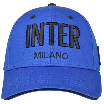 Inter Casquette Casquette de Baseball, Blu-Logo Brodé, Taille Unique Unisexe-Adulte Inter Casquette Casquette de Baseball, Blu-Logo Brodé, Taille Unique Unisexe-Adulte